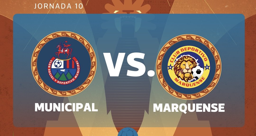 Municipal busca recuperación ante Marquense en la jornada 10 del Torneo Clausura 2026