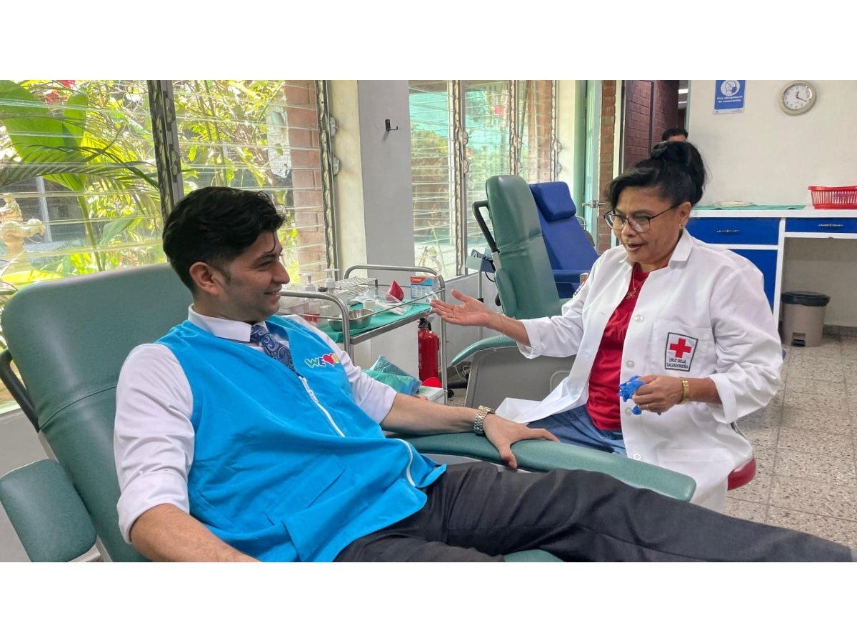 Cruz Roja Salvadoreña enfrenta bajas reservas de sangre; convocan a campaña de donación este domingo