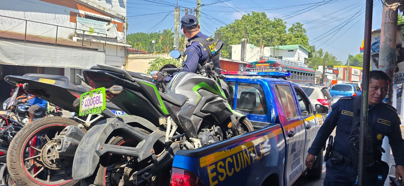 PNC reporta más de 6 mil motocicletas consignadas en 2026 para combatir la criminalidad