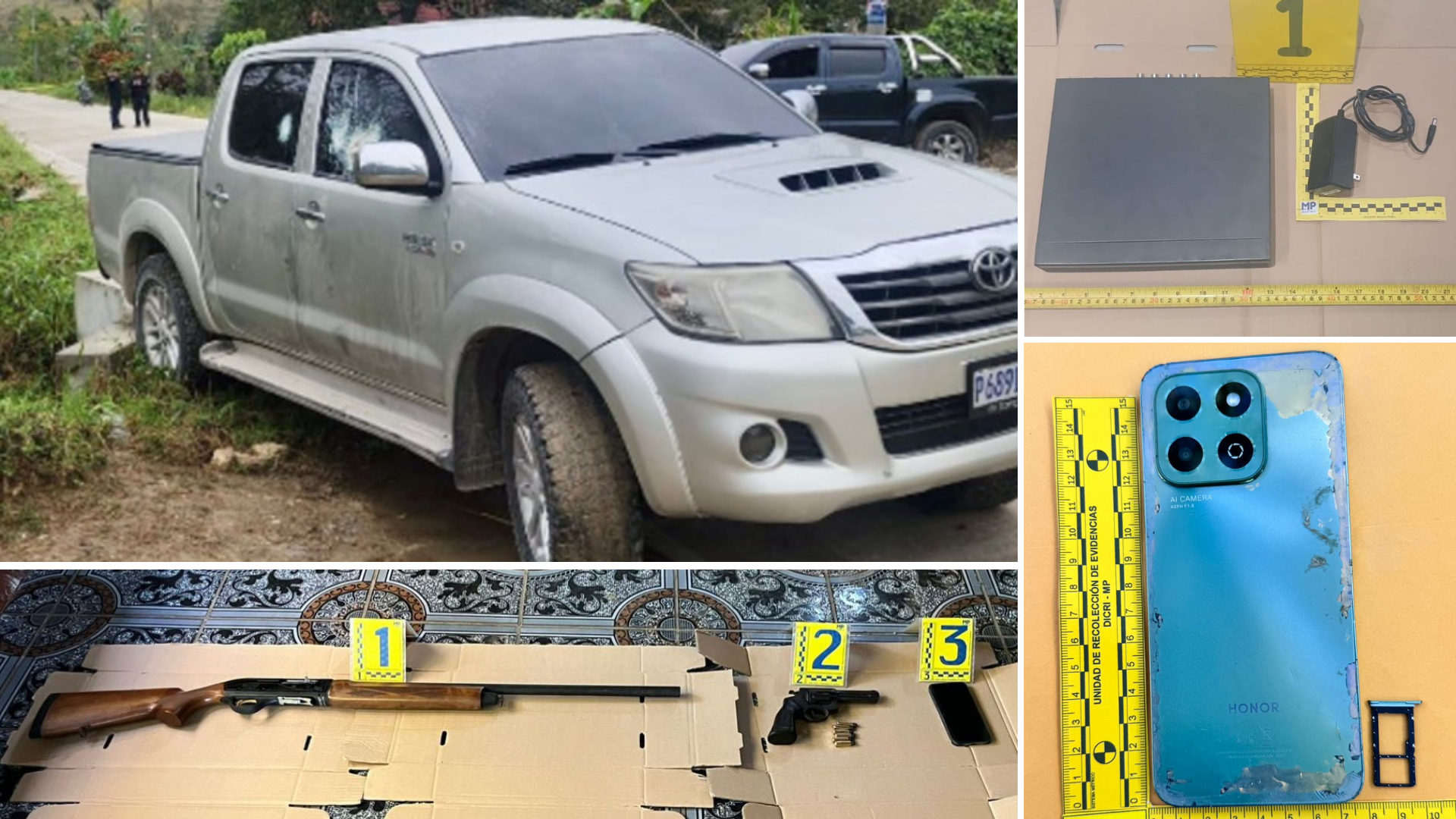 MP y PNC allanan vivienda vinculada a sicarios que asesinaron a exalcalde de Dolores, Petén
