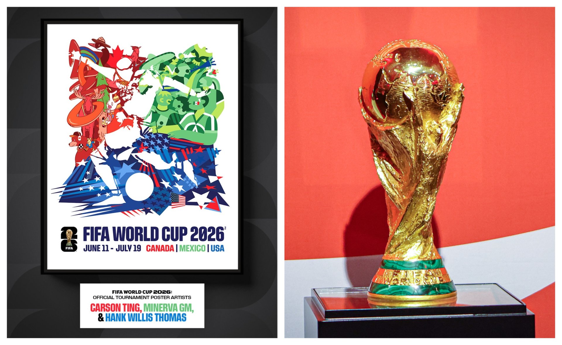 FIFA presenta el póster oficial del Mundial 2026 a 100 días del inicio del torneo trinacional