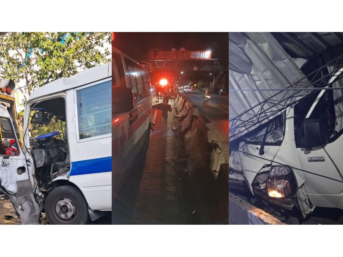 Un muerto y 23 lesionados en tres accidentes viales ocurridos en El Salvador en últimas horas Un muerto y 23 lesionados en tres accidentes viales ocurridos en El Salvador en últimas horas
