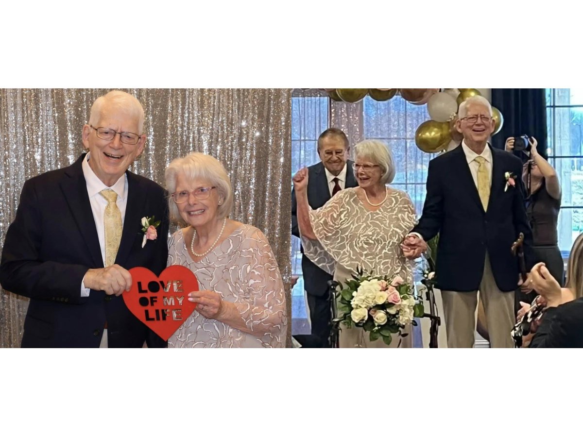 Dos adultos mayores se casan en hogar para ancianos tras superar duelos y encontrar el amor Dos adultos mayores se casan en hogar para ancianos tras superar duelos y encontrar el amor