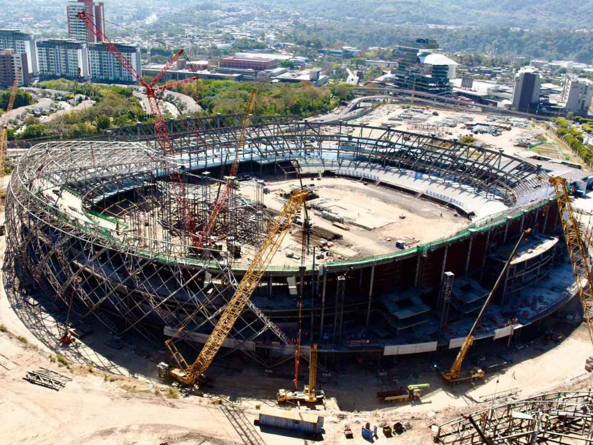 Avances significativos en la construcción del nuevo Estadio Nacional de El Salvador