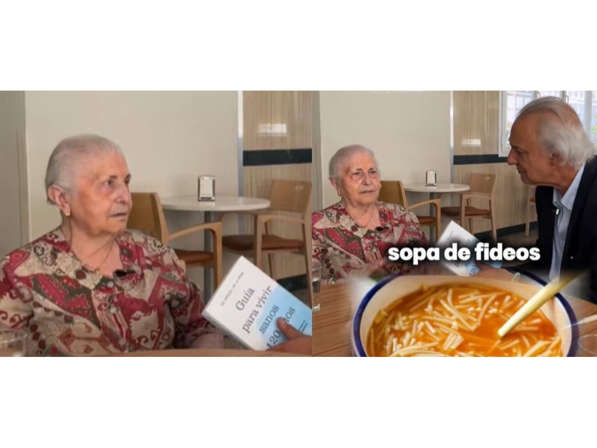 Mujer de 101 años comparte su dieta basada en garbanzos y sopa de fideo para una vida longeva y saludable Mujer de 101 años comparte su dieta basada en garbanzos y sopa de fideo para una vida longeva y saludable