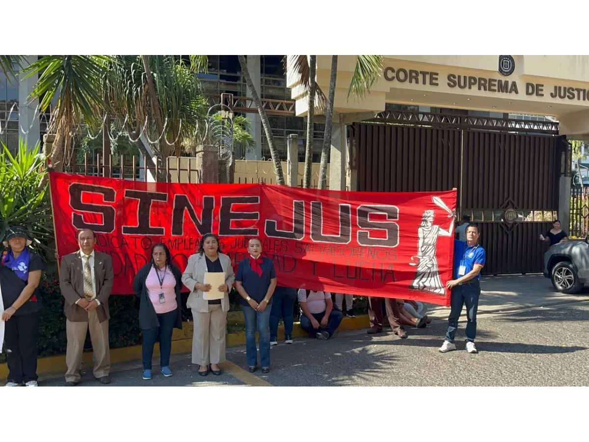 Trabajadores del Órgano Judicial demandan por inconstitucionalidad tras eliminación de asignación presupuestaria fija