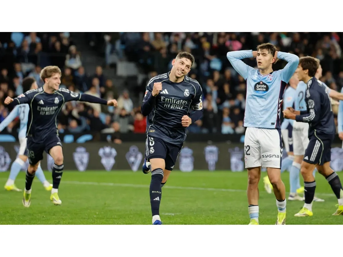 Real Madrid mantiene viva la lucha por LaLiga tras agónico triunfo ante Celta de Vigo