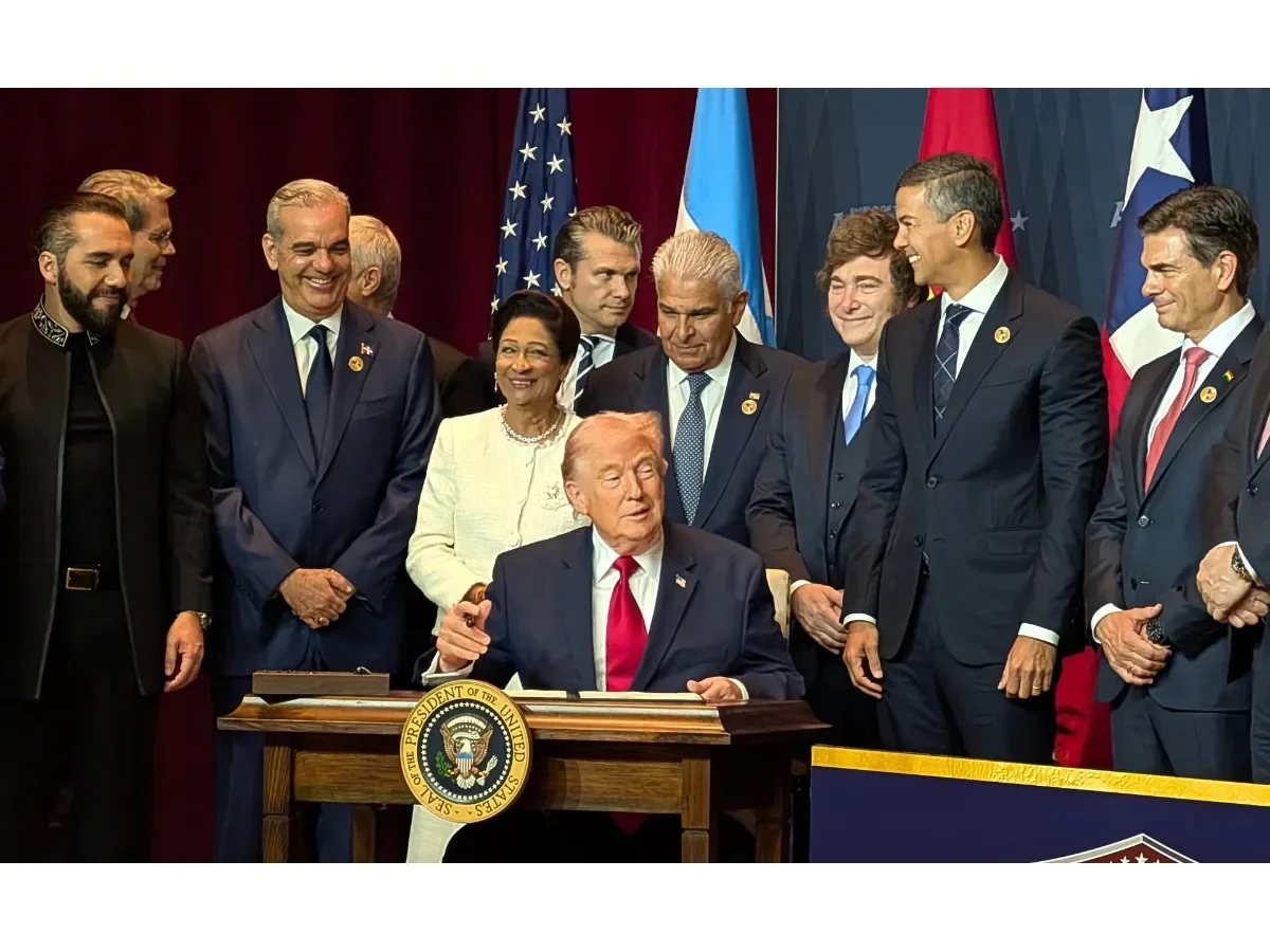 Donald Trump reafirma que no aprenderá español durante cumbre con líderes latinoamericanos
