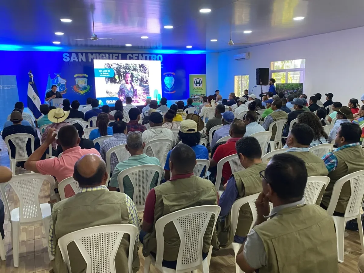 FAO presenta avances en restauración de agroecosistemas y resiliencia climática en San Miguel