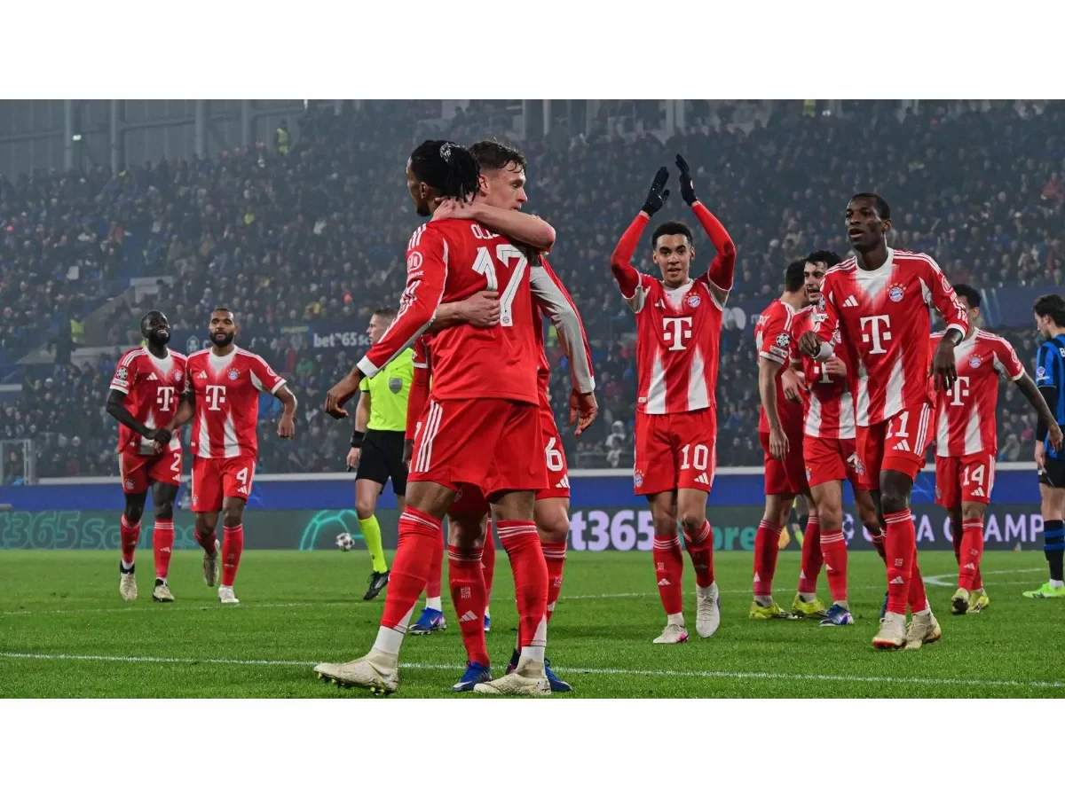 Bayern Múnich impone dominio absoluto sobre Atalanta y avanza a cuartos de final de la Champions