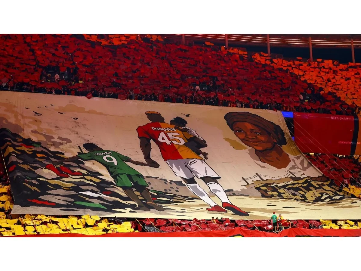Galatasaray rinde emotivo homenaje a Victor Osimhen antes de enfrentar al Liverpool en Champions League