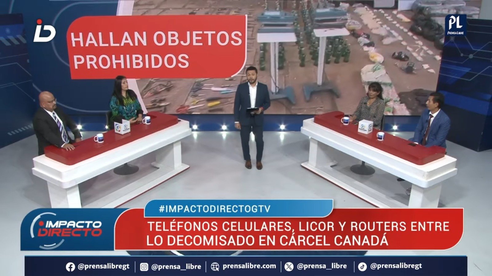 Requisa en Granja Canadá revela corrupción y tráfico de armas, drogas y celulares en prisión