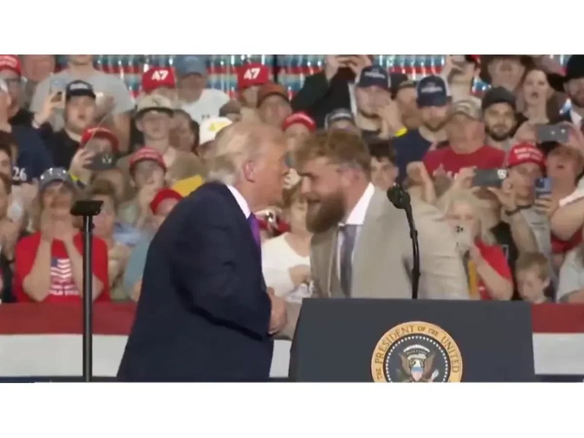 Donald Trump alienta a Jake Paul a iniciar carrera política en acto en Kentucky