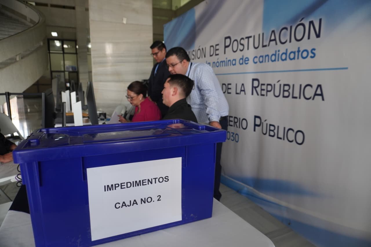 Comisión de Postulación registra 54 objeciones contra candidatos a fiscal general, Consuelo Porras con la mayoría