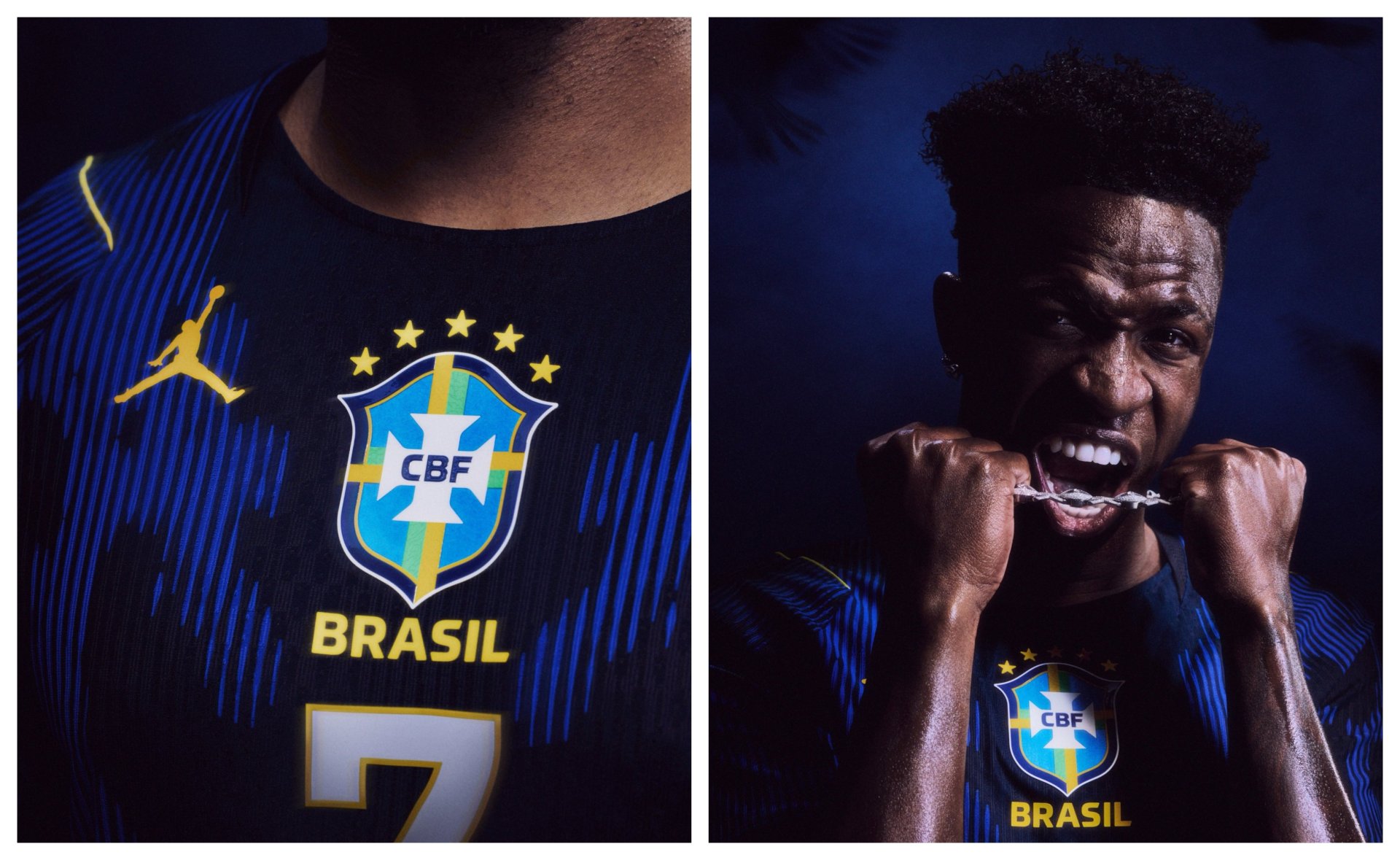 Brasil presenta su nueva equipación alterna rumbo al Mundial 2026 con Vinícius Jr. como figura principal Brasil presenta su nueva equipación alterna rumbo al Mundial 2026 con Vinícius Jr. como figura principal