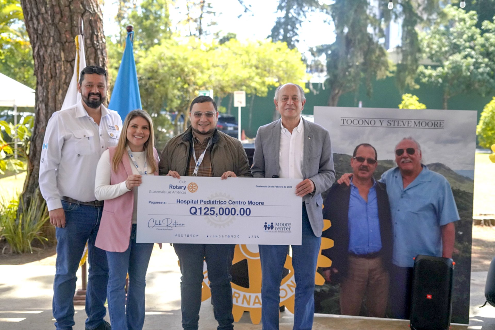 Club Rotario Las Américas entrega Q125 mil para cirugías pediátricas gratuitas en Guatemala