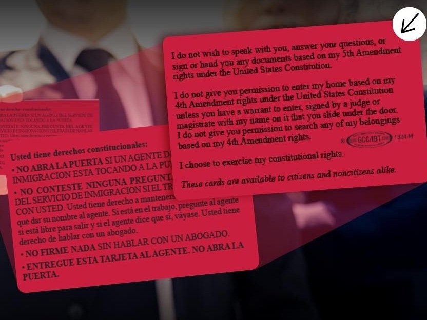 La tarjeta roja para migrantes en EE.UU.: guía esencial para proteger derechos ante ICE