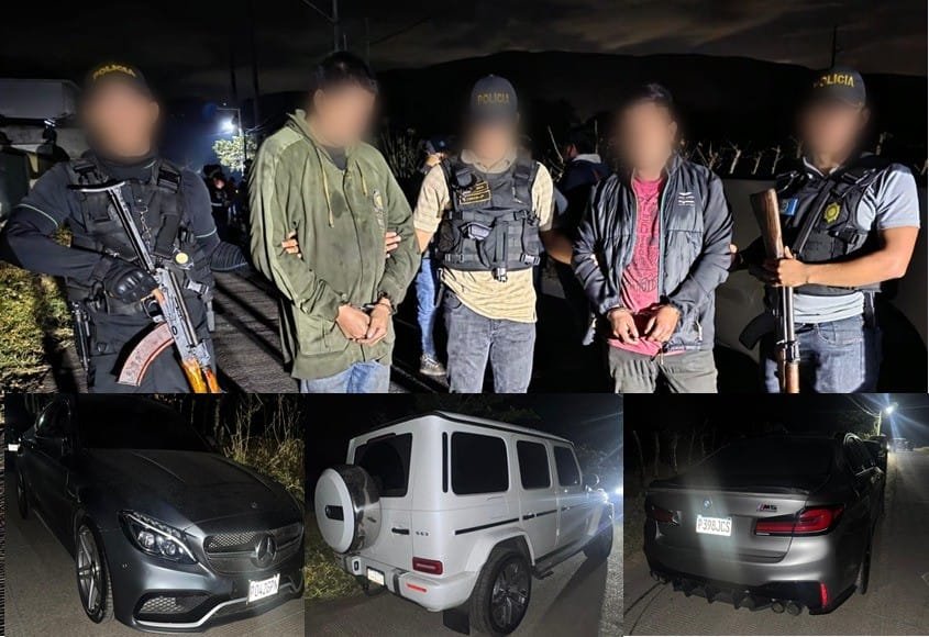 Captura en Villa Canales destapa posible red de robo de vehículos de alta gama