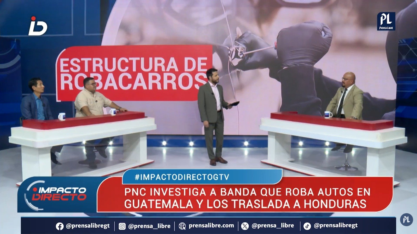 Capturan a tres implicados en red que roba vehículos en Guatemala y los traslada a Honduras