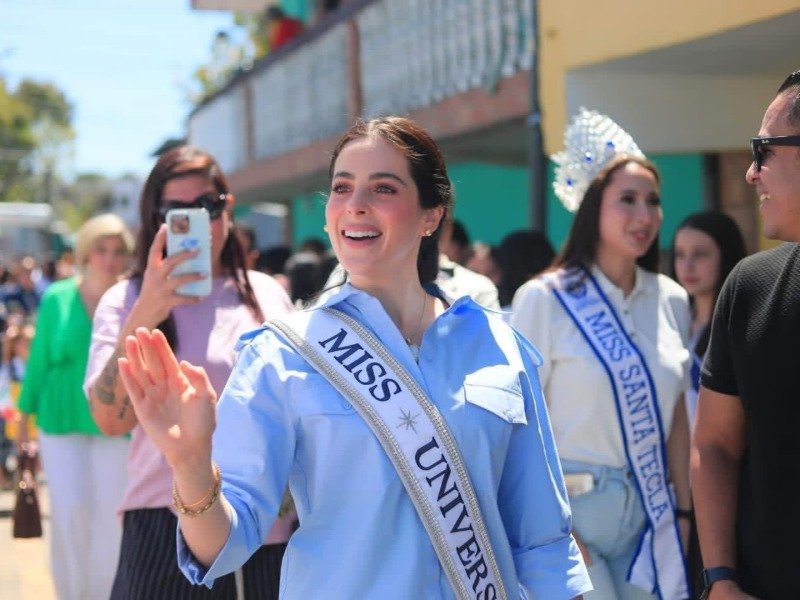 Fátima Bosch, Miss Universo 2025, impulsa proyectos culturales en San Tecla durante su visita oficial