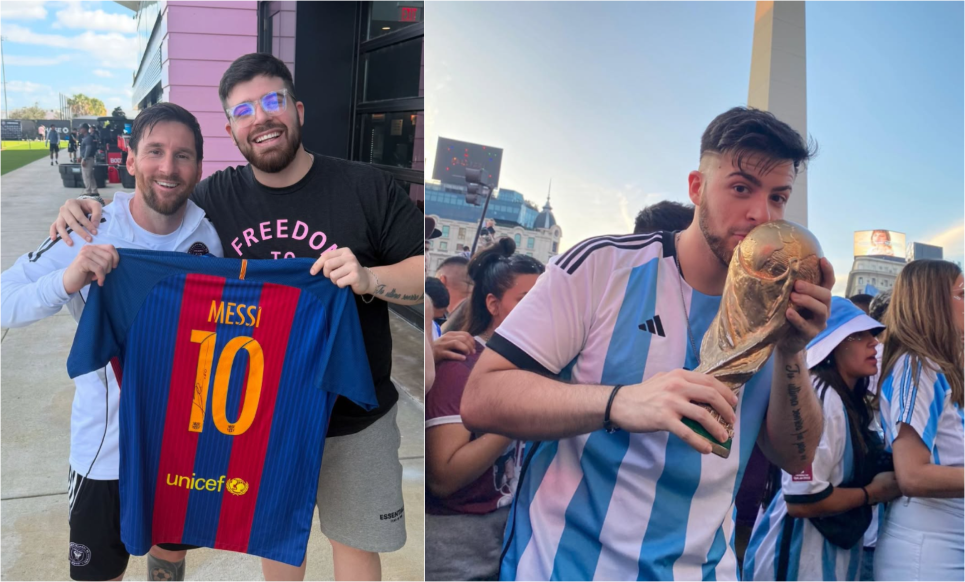 Streamer argentino cuestiona valor futbolístico del amistoso entre Argentina y Guatemala