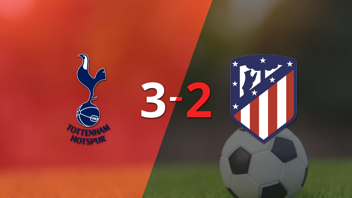 Atlético de Madrid pierde 3-2 ante Tottenham pero avanza a cuartos de final de Champions