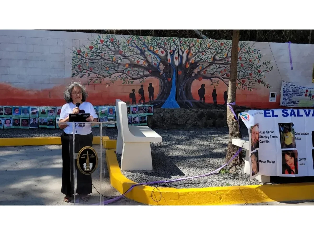 UES inaugura espacio conmemorativo para víctimas de desaparición y sus familiares UES inaugura espacio conmemorativo para víctimas de desaparición y sus familiares