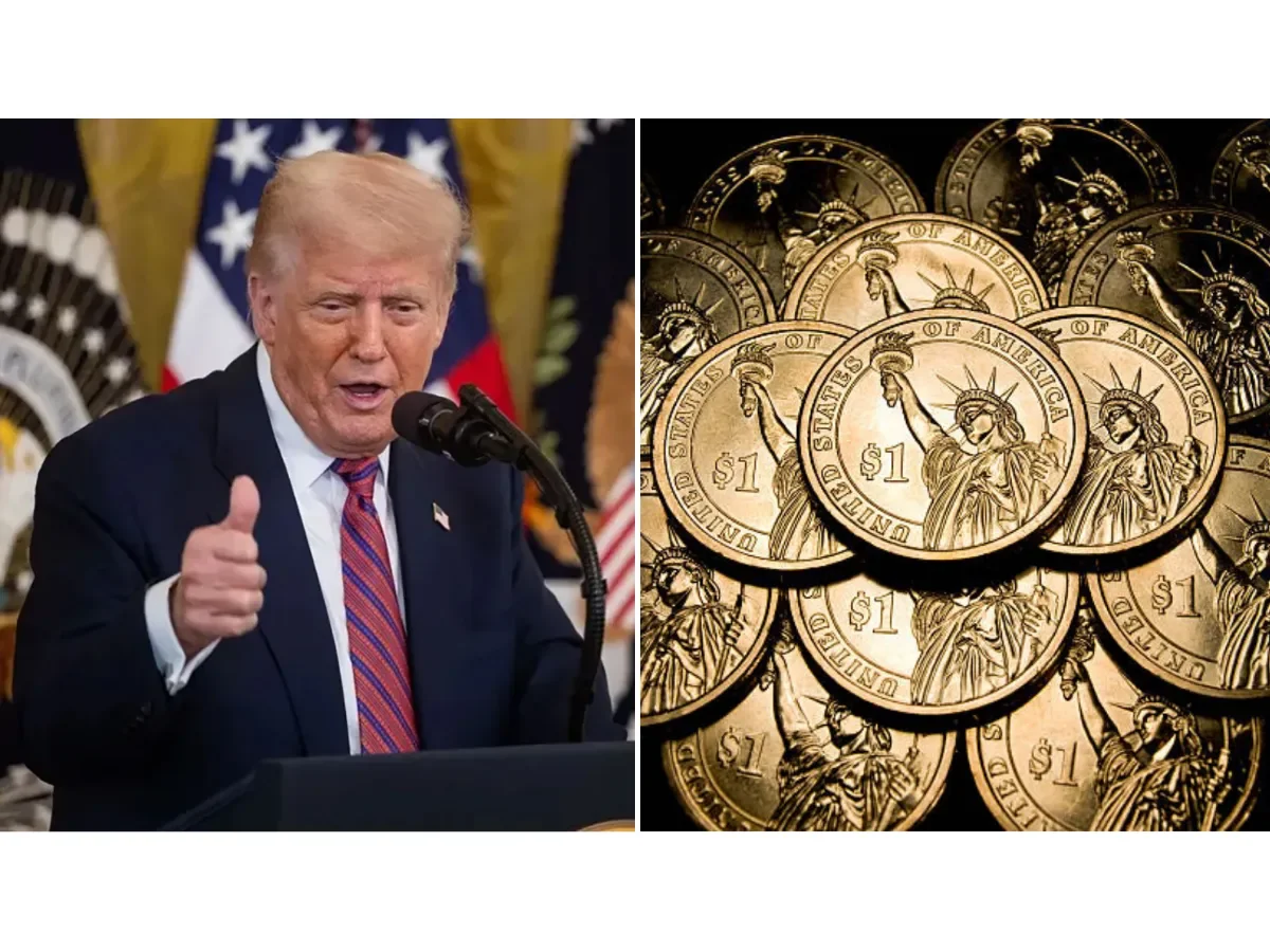 Estados Unidos aprueba moneda conmemorativa de oro con imagen de Donald Trump
