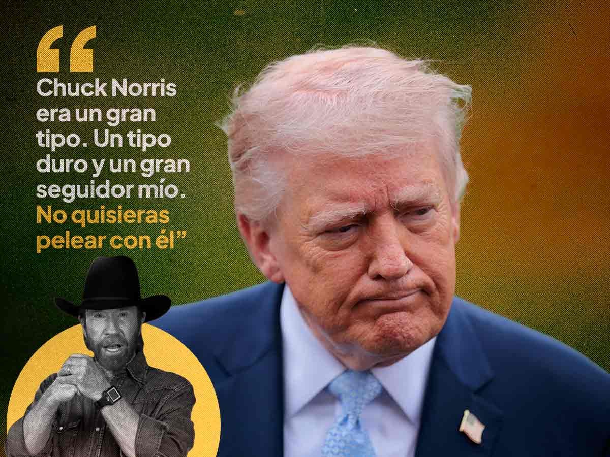 Donald Trump lamenta la muerte de Chuck Norris y destaca su legado global