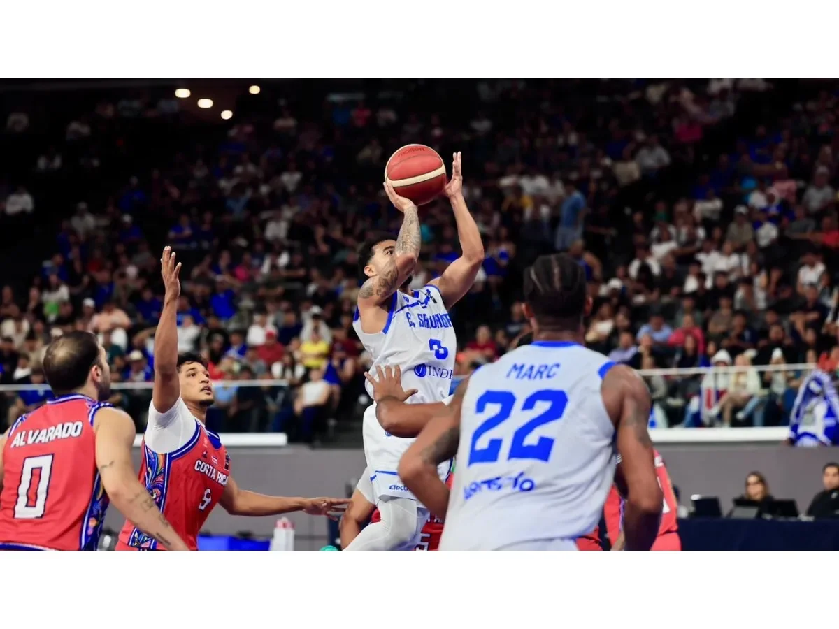 El Salvador queda eliminado del Preclasificatorio FIBA tras derrota ante Costa Rica