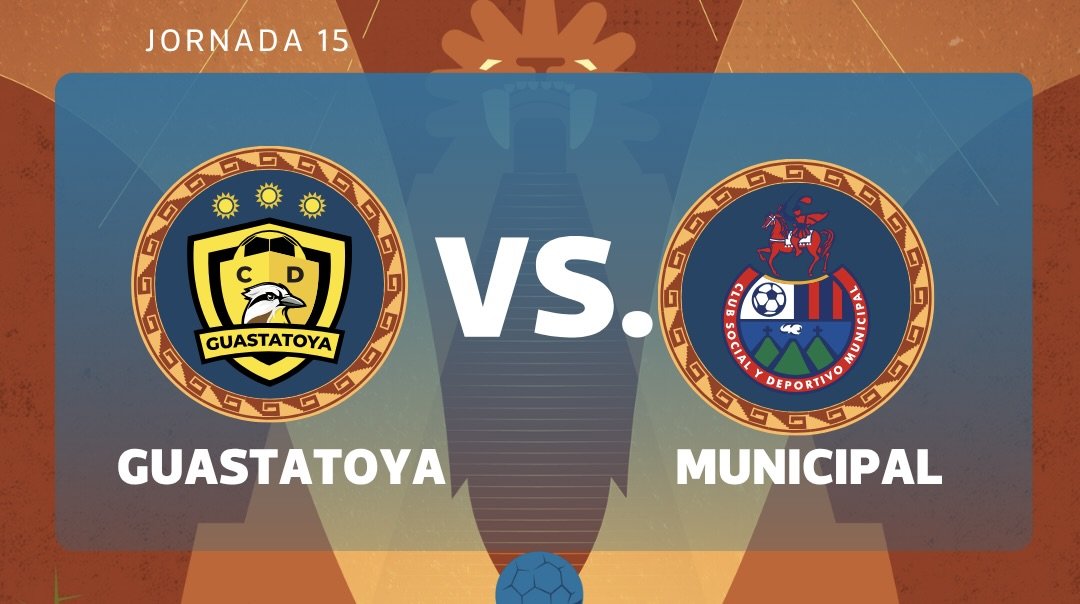 Guastatoya y Municipal abren la jornada 15 del Torneo Clausura 2026 en el David Cordón Hichos