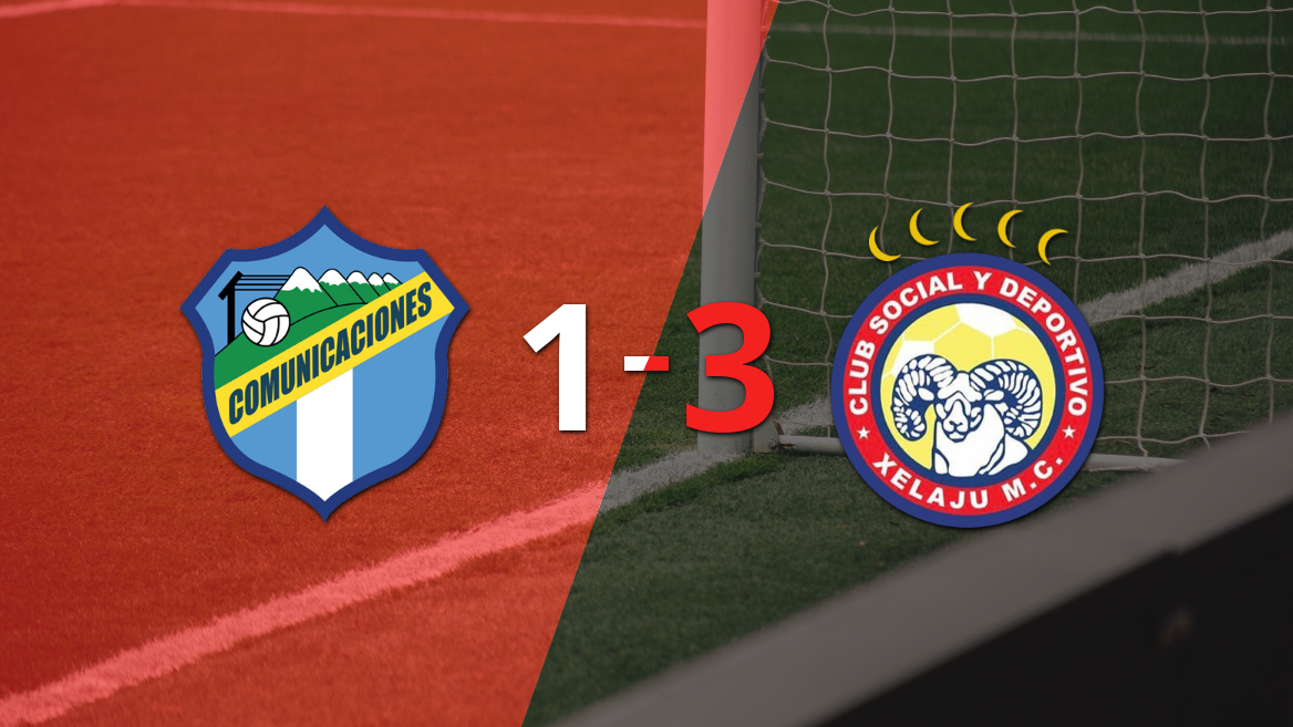 Xelajú remonta a Comunicaciones y se impone 3-1 en el Estadio Cementos Progreso