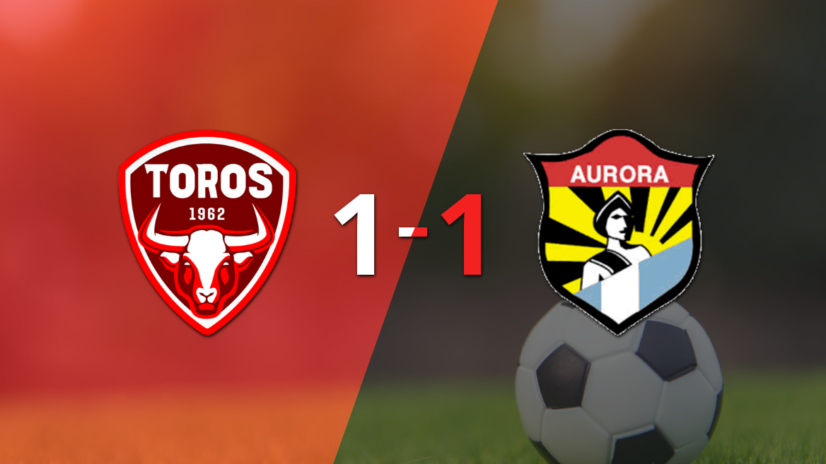 Malacateco y Aurora FC igualan 1-1 en un encuentro disputado en el Estadio Santa Lucía