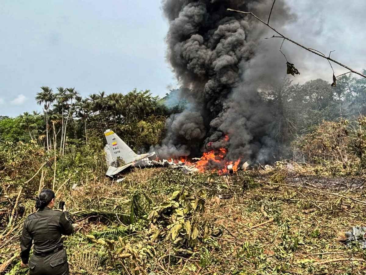 Tragedia aérea en Colombia: Accidente de avión militar deja al menos 8 muertos y decenas de heridos