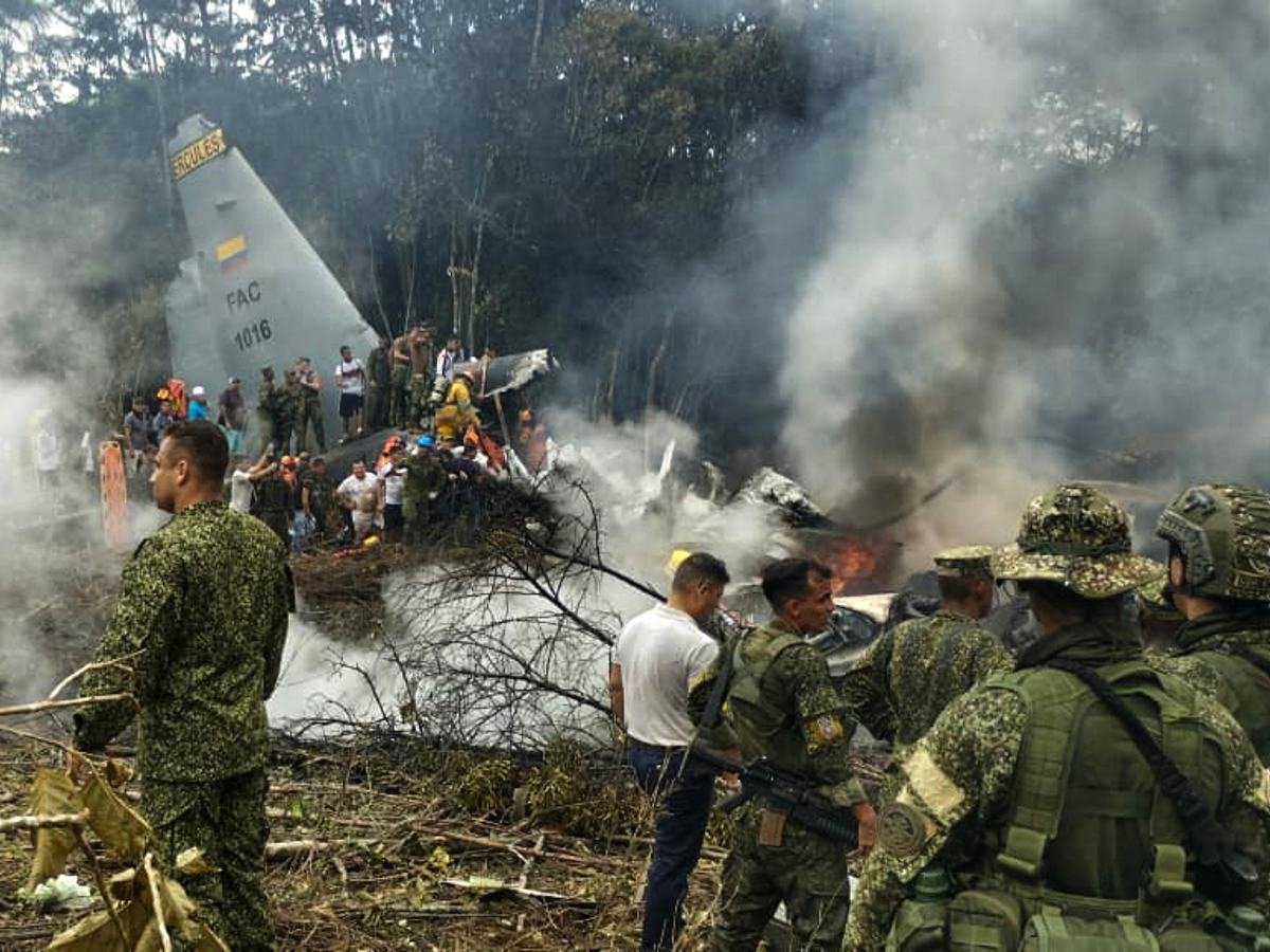 Accidente aéreo en Colombia deja 69 muertos y 57 heridos en zona remota de Putumayo