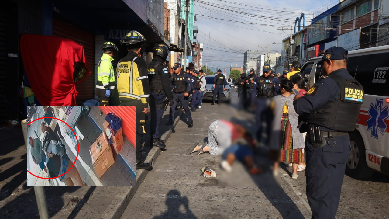 Autoridades investigan ataque armado en zona 1 y rastrean al sospechoso que huyó hacia avenida Bolívar