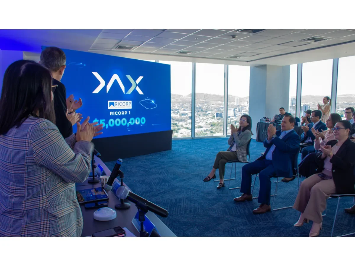 Ricorp lanza primera emisión tokenizada de deuda en DAX por $5 millones en El Salvador