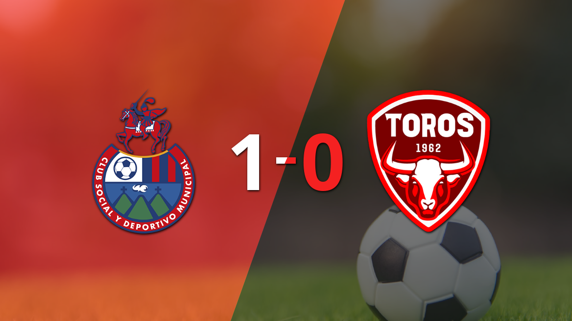 Municipal vence 1-0 a Malacateco con gol decisivo de José Martínez en el Manuel Felipe Carrera