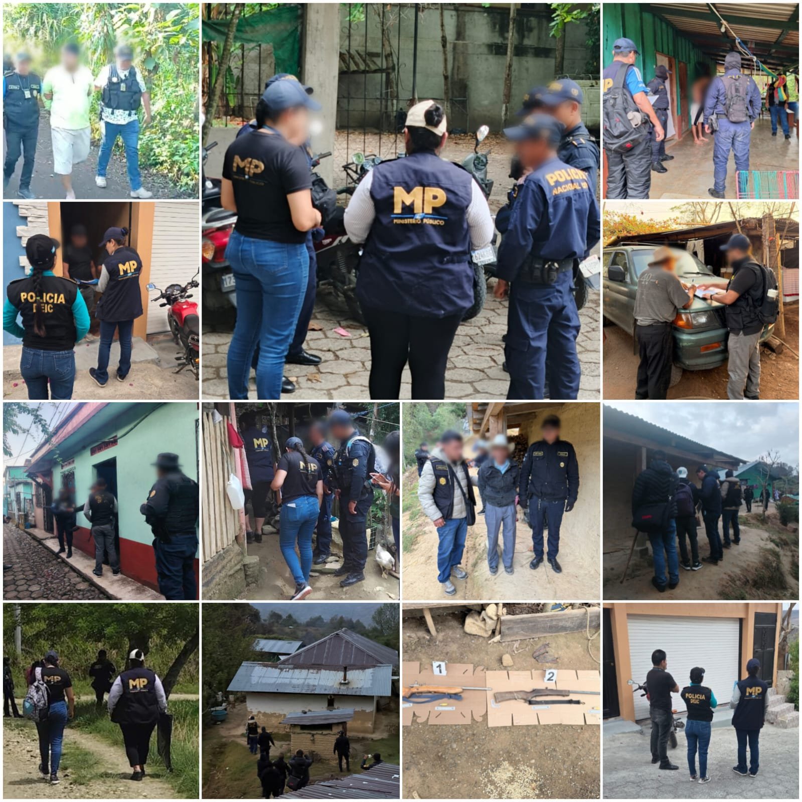 Operativos en Guatemala contra la violencia hacia mujeres y menores dejan 76 detenidos en tres días