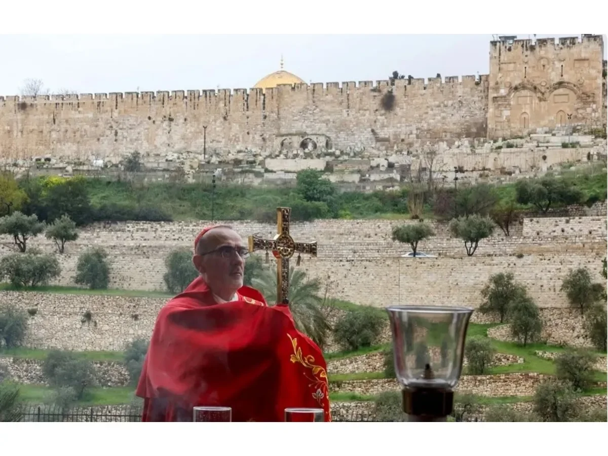 Policía israelí impide al Patriarca Latino oficiar misa del Domingo de Ramos en Jerusalén