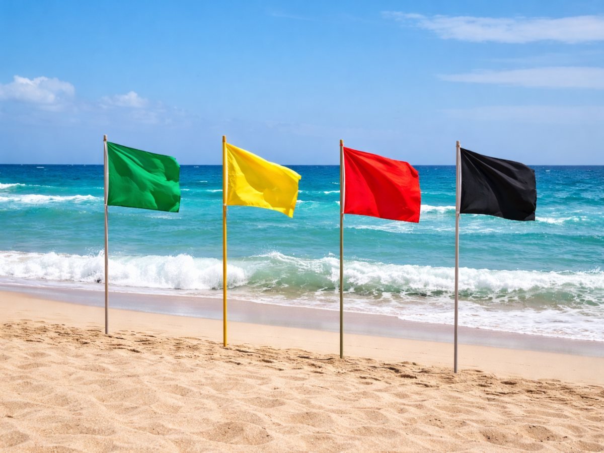 Guía de colores en banderas de playas para una Semana Santa segura en El Salvador