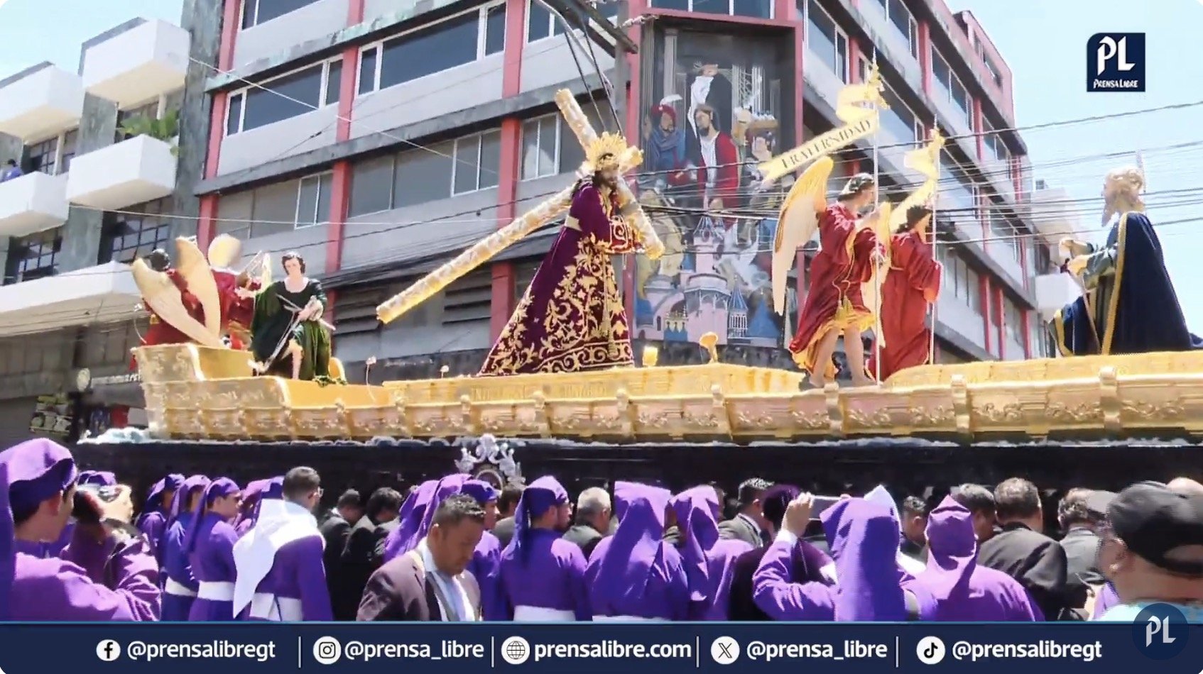 Procesiones tradicionales que recorrerán la Ciudad de Guatemala este Martes Santo 2026