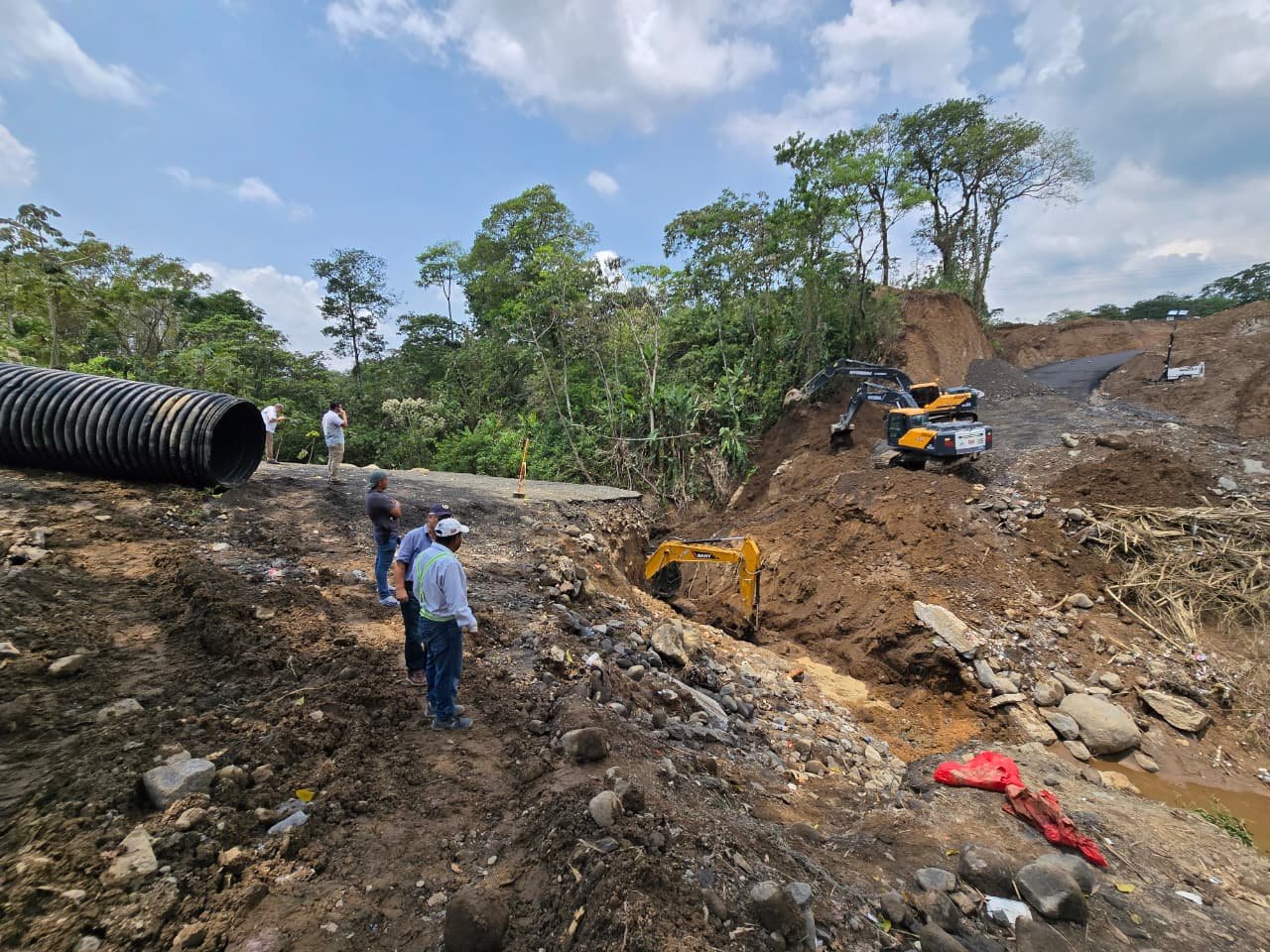 Ruta Cito-Zarco: trabajos y tiempos para la reapertura tras daños por inundación