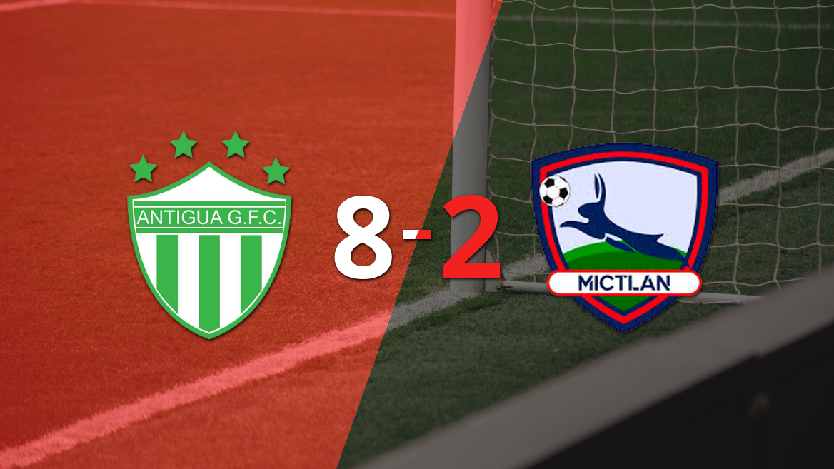 Antigua GFC domina con contundencia a Mictlán 8-2 en fecha 17 del Clausura Antigua GFC domina con contundencia a Mictlán 8-2 en fecha 17 del Clausura
