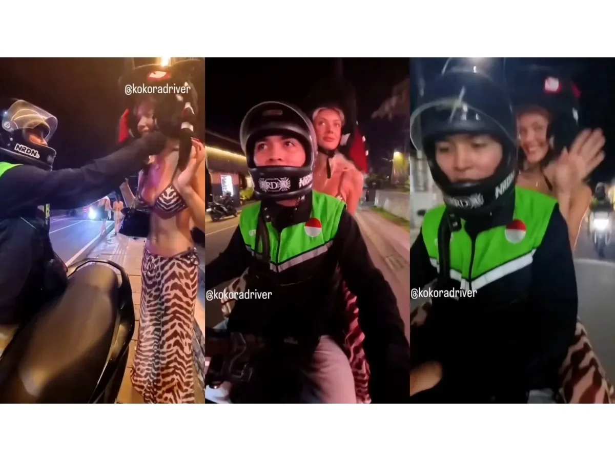 Victoria Kjær, Miss Universo 2024, sorprende usando mototaxi en Bali durante sus vacaciones