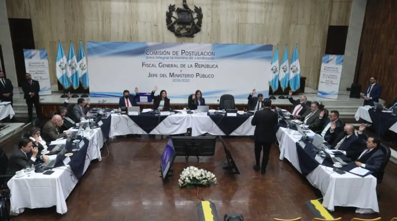 Comisión de Postulación avanza hacia la selección de seis candidatos para fiscal general en Guatemala