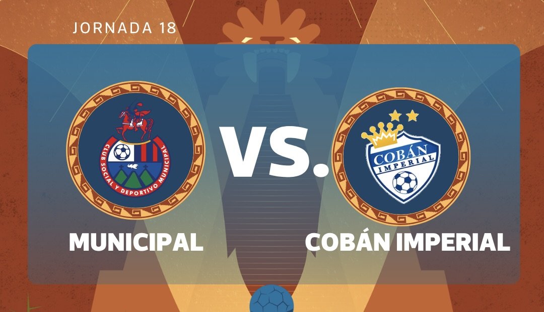 Municipal y Cobán Imperial se enfrentan en jornada clave del Torneo Clausura 2026