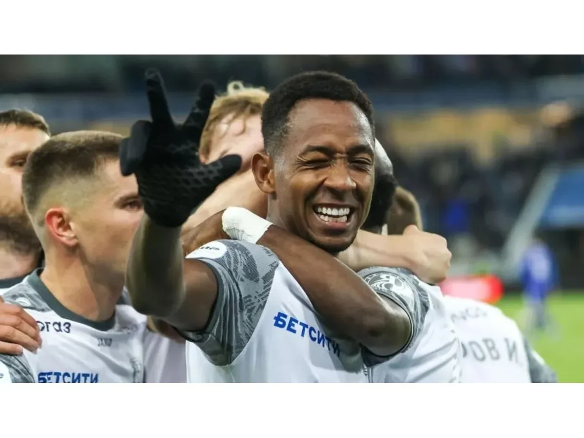 Brayan Gil destaca con gol en empate del Baltika y se consolida en la Premier League rusa