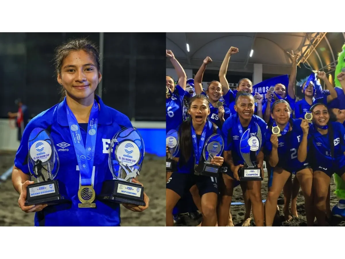 Paola Calderón lidera a El Salvador en el triunfo de la Beach Soccer Cup 2026