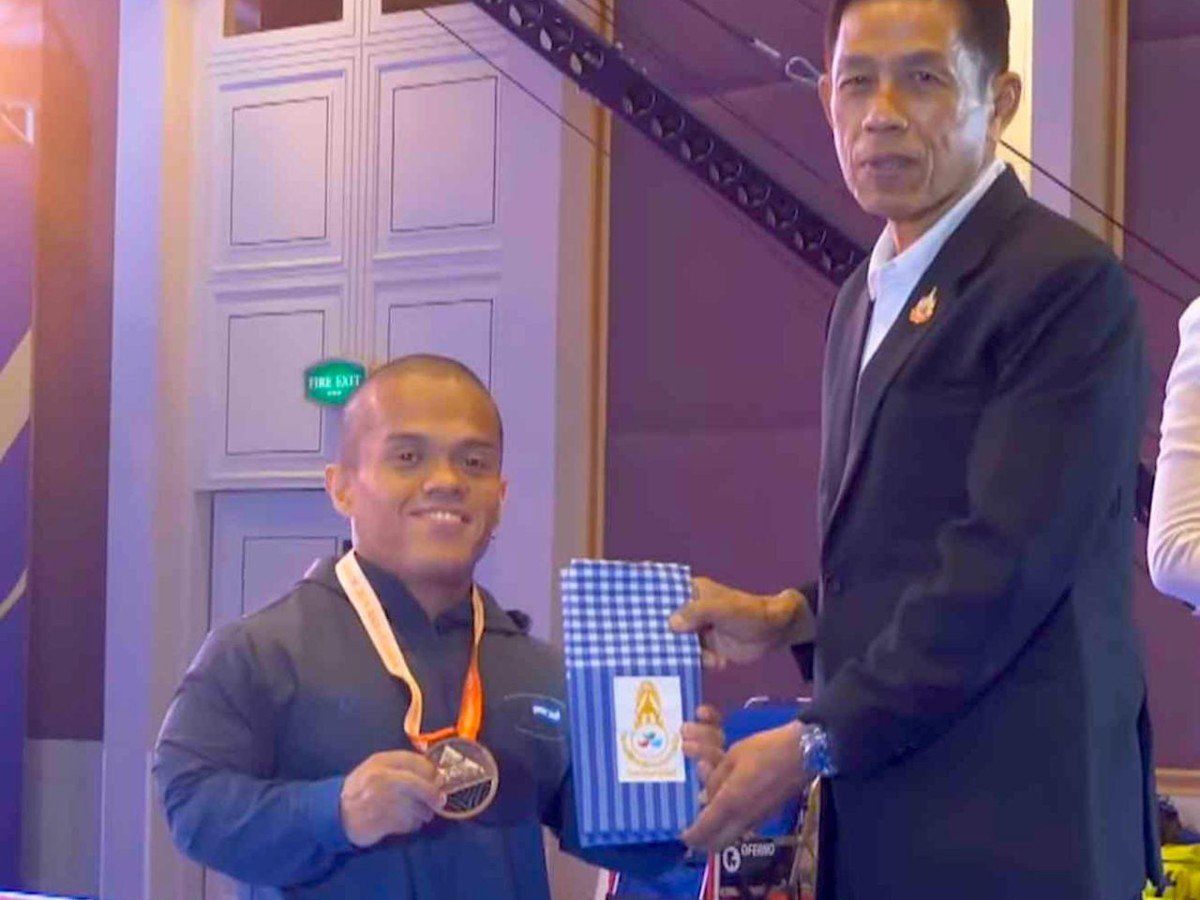 Herbert Aceituno inicia 2026 con medalla de bronce en Campeonato Asia-Oceanía en Tailandia